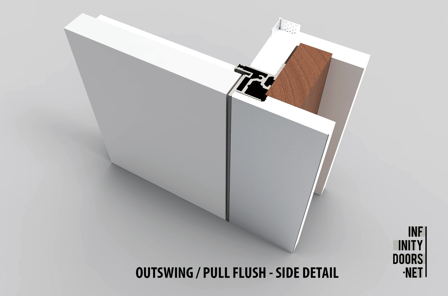 Closet Double Swing -1 Pull -1 Pull