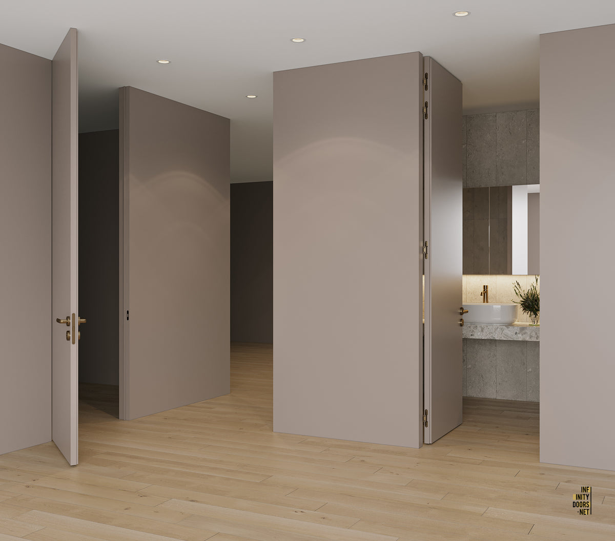 Inswing Single Push Right Pre-Hung Door – Infinitydoors