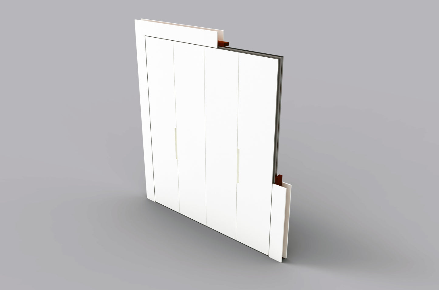 Closet Bi-Fold Quad <span> 2 Folding Left & 2 Folding Right </span>