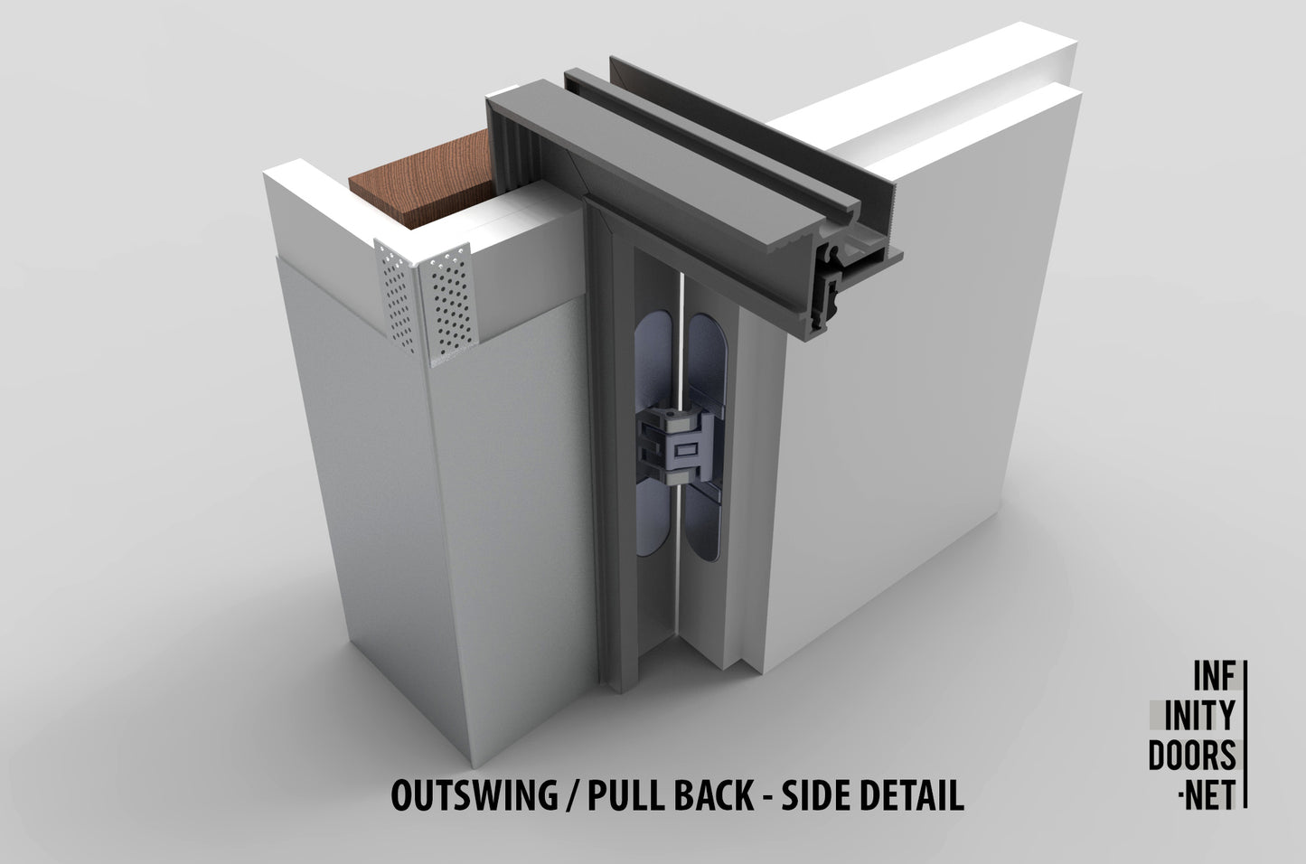 Outswing Single Pull Right <span> Pre-Hung Door </span>