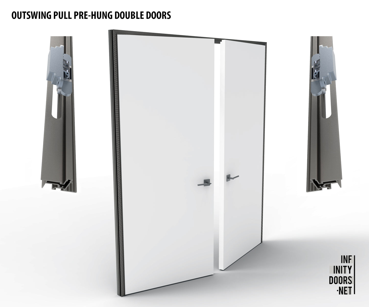 OUTSWING DOUBLE PULL DOOR