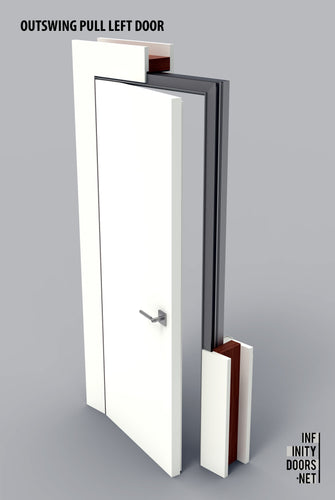 Outswing Single Pull left <span>Pre-Hung Door